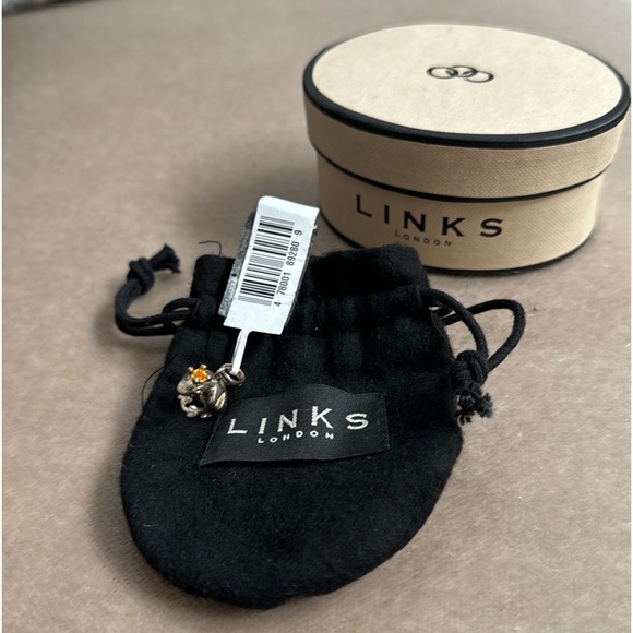 Links of London Sterling Silver Prince Frog Charm (925) NWT - Picture 2 of 5